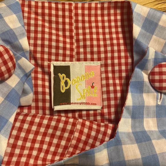 Banana Split Boutique Overalls Size 18mo - Picture 6 of 6